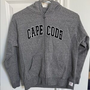 Boys Gray Cape Cod Zip-Up Hoodie